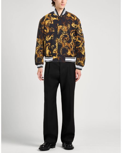 Versace Jeans Couture Black Denim Outerwear for men