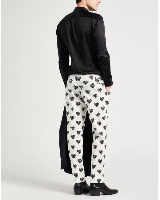 Dolce & Gabbana White Trouser for men