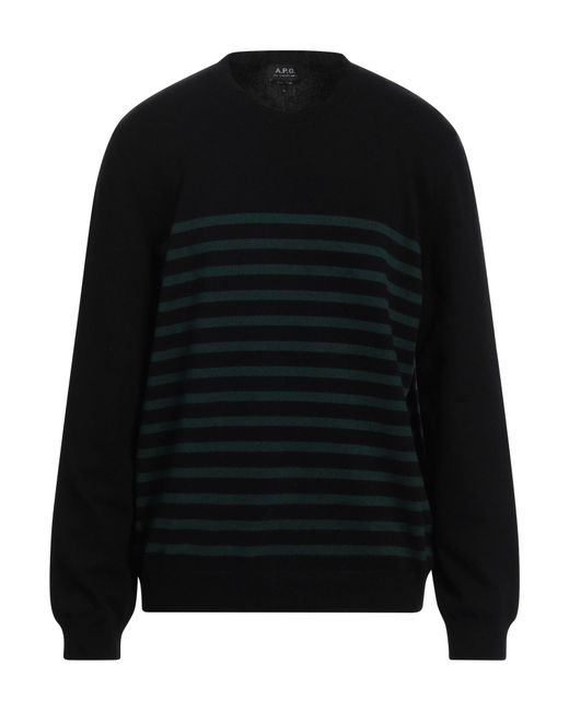 Pullover A.P.C. pour homme en coloris Black