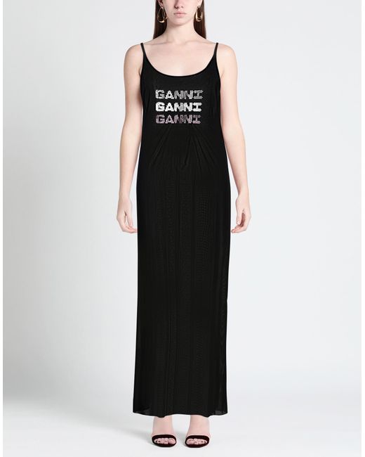 Ganni Black Maxi Dress