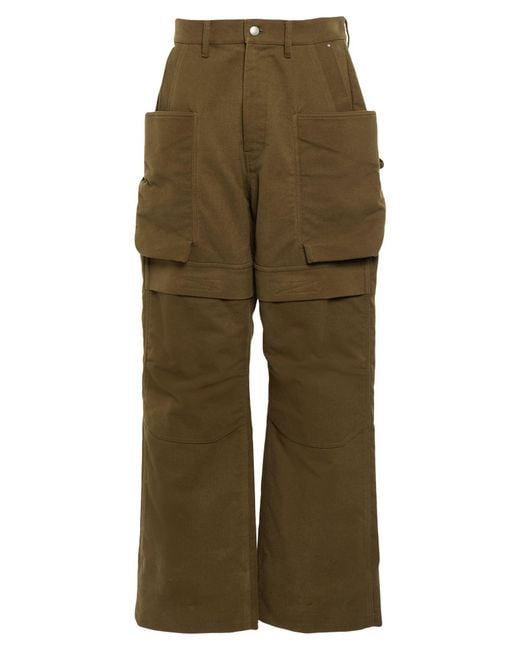 Rick Owens Green Pants for men