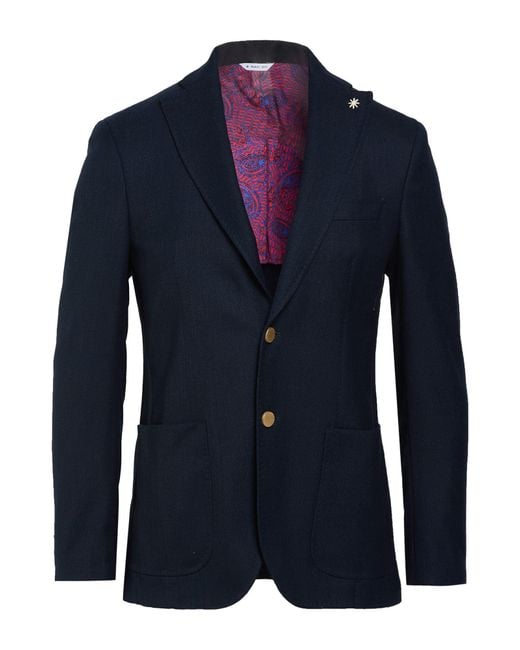 Manuel Ritz Blue Blazer for men