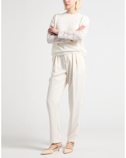 Ballantyne White Sweaters