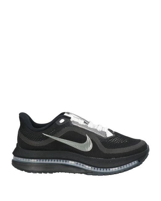 Nike Black Sneakers Textile Fibers, Synthetic Material for men