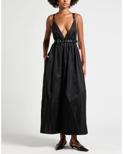 Ganni Black Maxi Dress