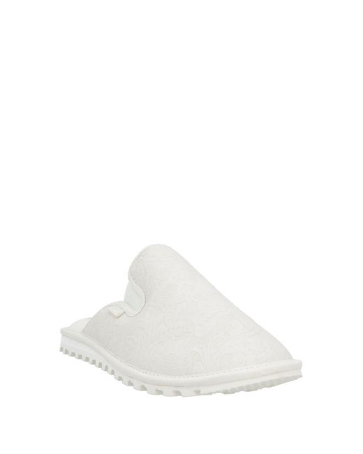 Vans White Mules & Clogs