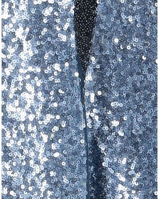 Diana Gallesi Blue Jacket Polyester, Elastane