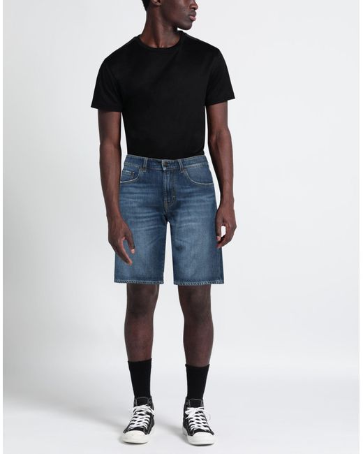 Modfitters Blue Denim Shorts for men