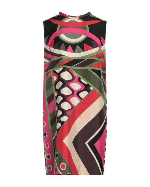 Emilio Pucci White Military Mini Dress Silk
