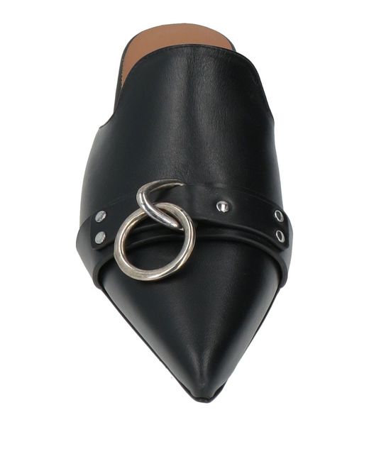 R13 Black Mules & Clogs Leather