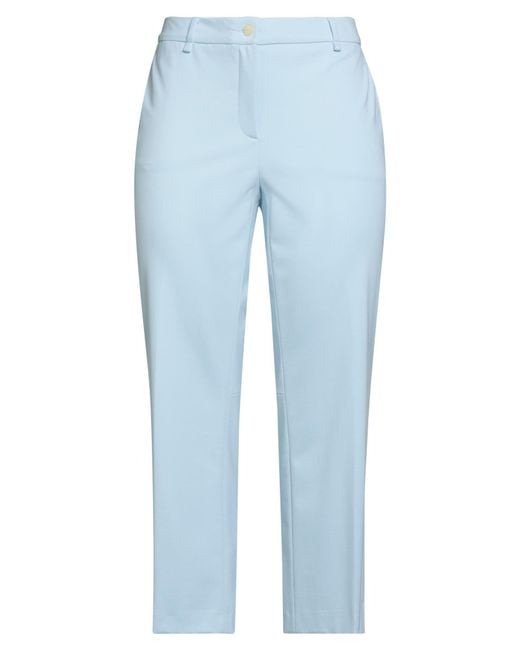 Luisa Cerano Blue Pants Viscose, Polyamide, Elastane
