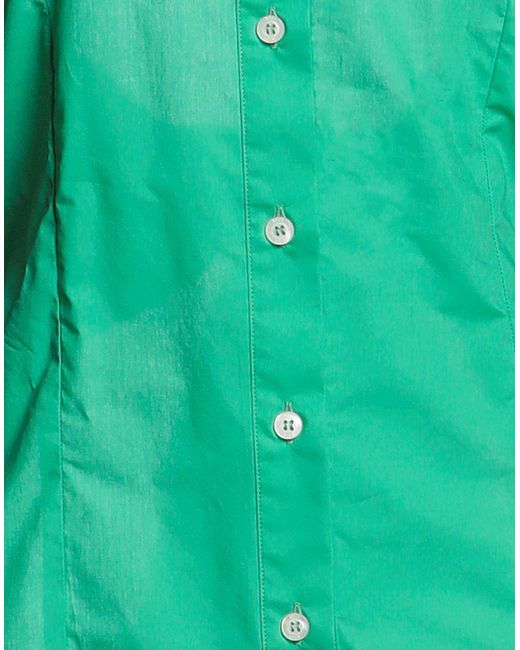 MSGM Green Shirt Cotton