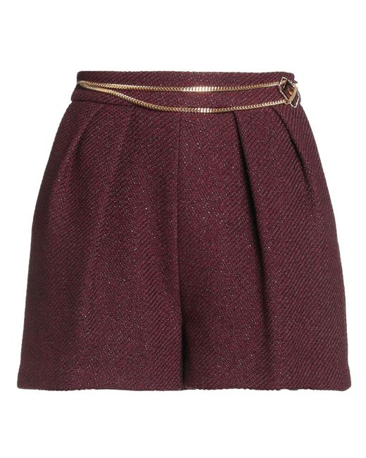 Elisabetta Franchi Purple Shorts & Bermudashorts