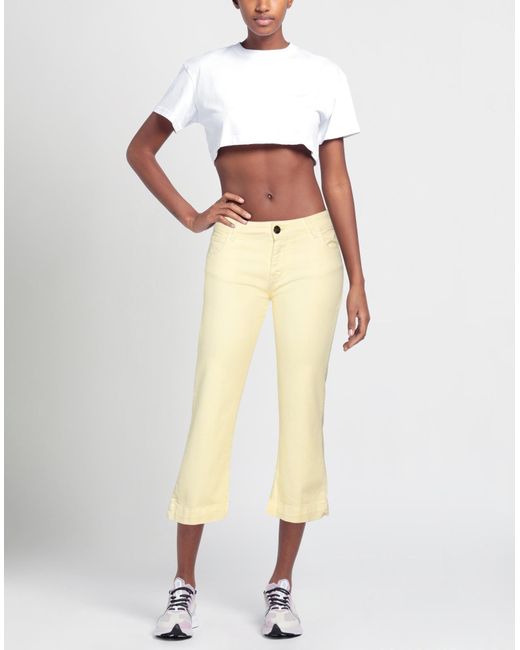 SIMONA CORSELLINI Natural Denim Cropped