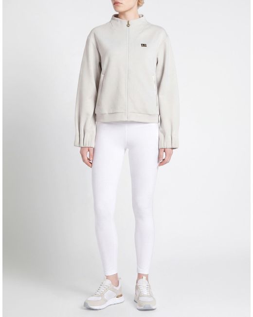 EA7 White Light Sweatshirt Viscose, Polyester, Elastane