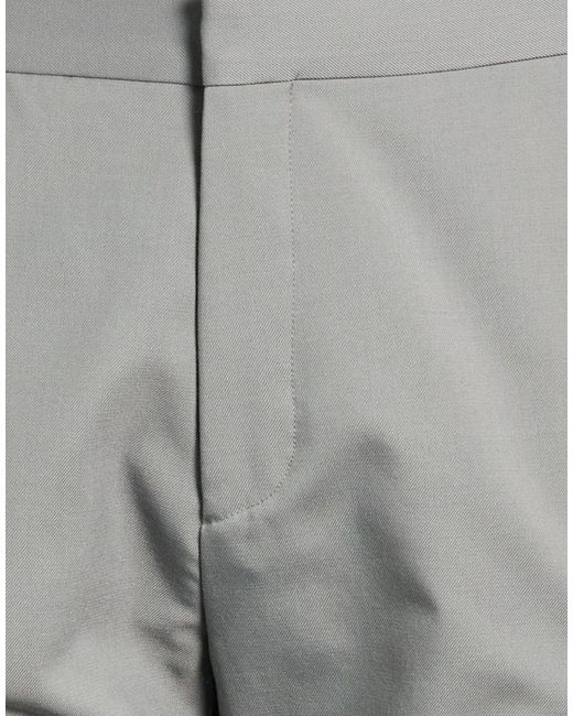 BE ABLE Gray Pants Wool, Polyester, Elastane for men