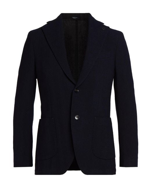 BRERAS Milano Blue Blazer Virgin Wool, Elastane for men