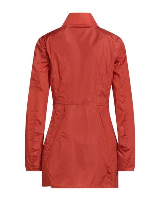 Fay Red Overcoat & Trench Coat