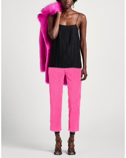 Dondup Pink Pants Cotton, Lyocell, Elastane