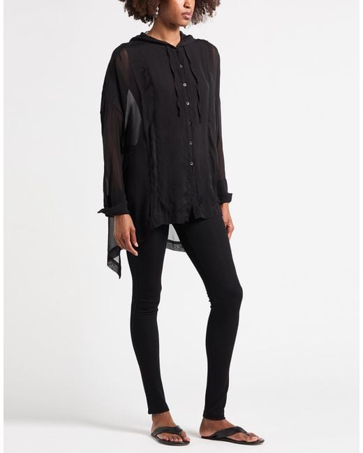 Masnada Black Shirt Silk