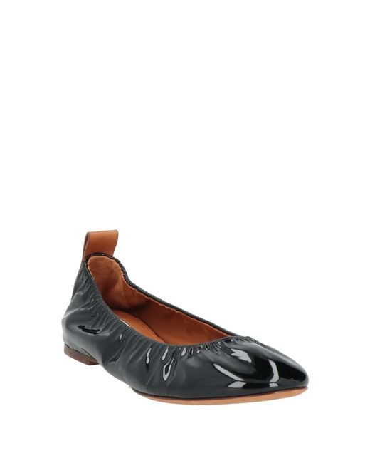Lanvin Black Ballet Flats