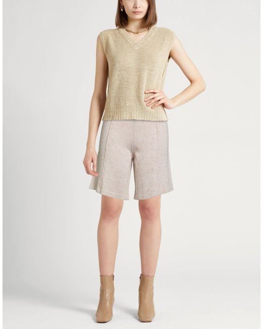 Fedeli Natural Shorts & Bermuda Shorts Cotton, Viscose, Silk, Polyester