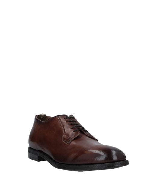 Stringate di Officine Creative in Brown da Uomo