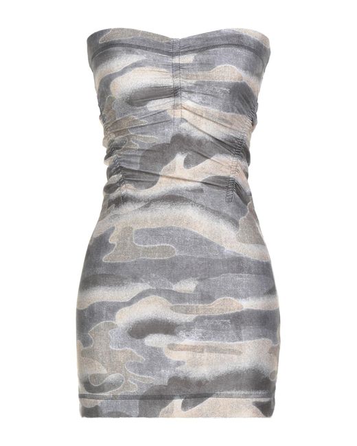 KNWLS Gray Mini-Kleid