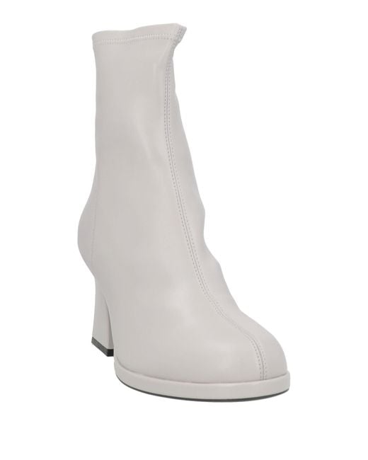 Pinko White Ankle Boots