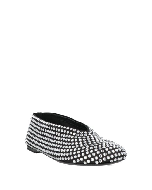 Khaite White Ballet Flats