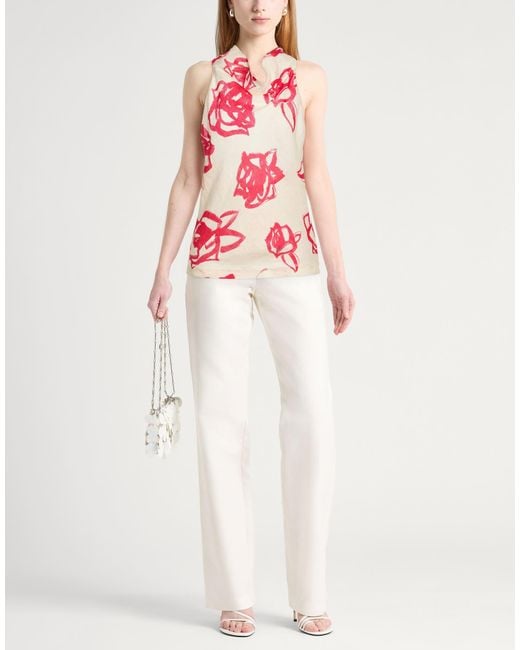MSGM Pink Top Linen
