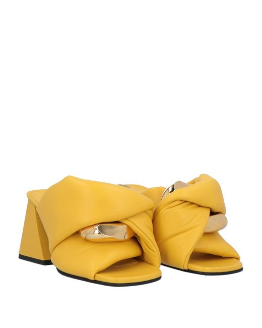 J.W. Anderson Yellow Sandals