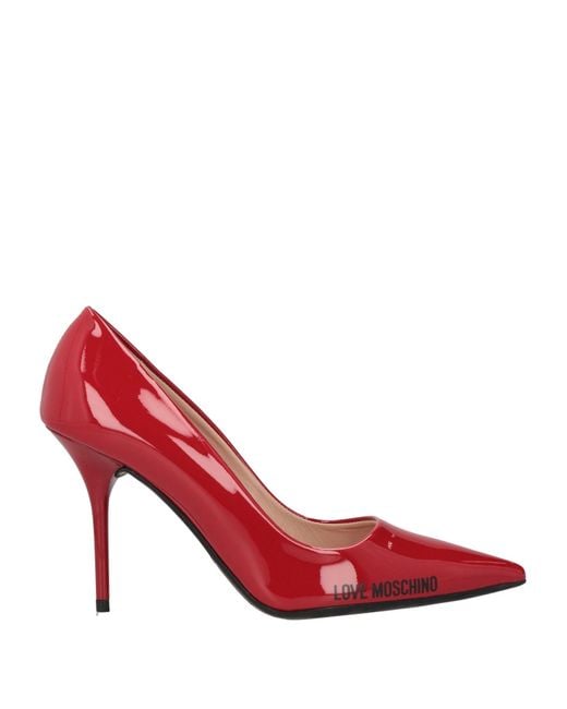 Love Moschino Red Pumps
