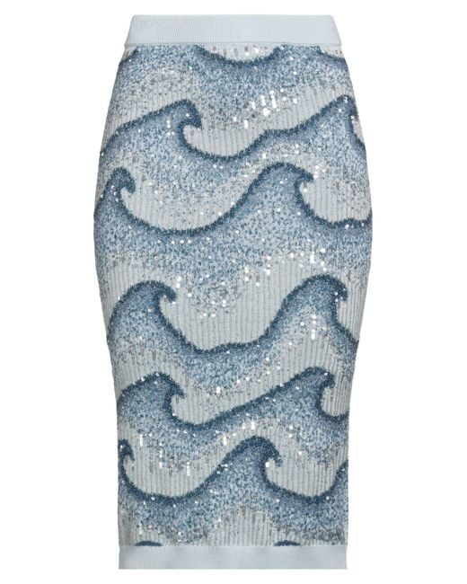 Gonna Midi di Amiri in Blue
