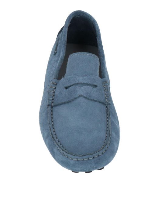 Pollini Blue Loafers for men