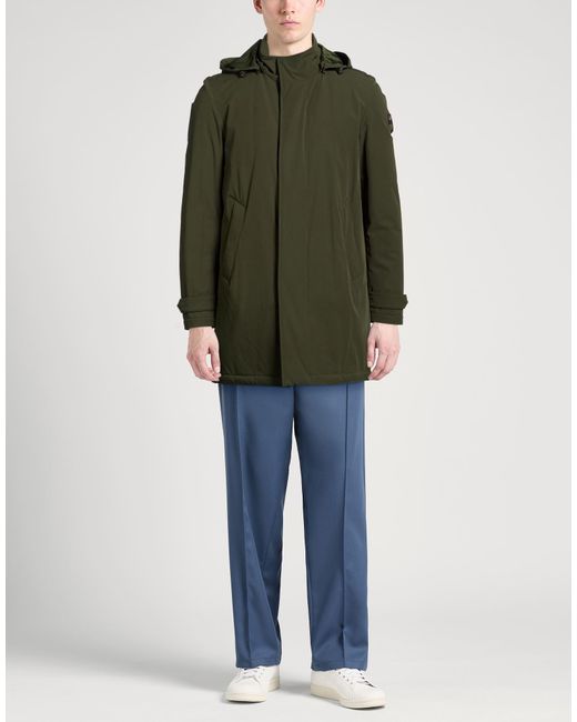 Paul & Shark Green Jacket Polyester, Elastane for men