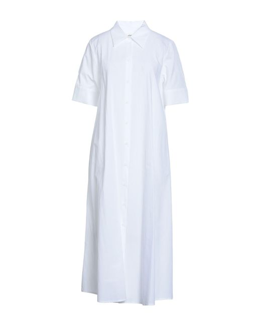 Ottod'Ame White Midi Dress