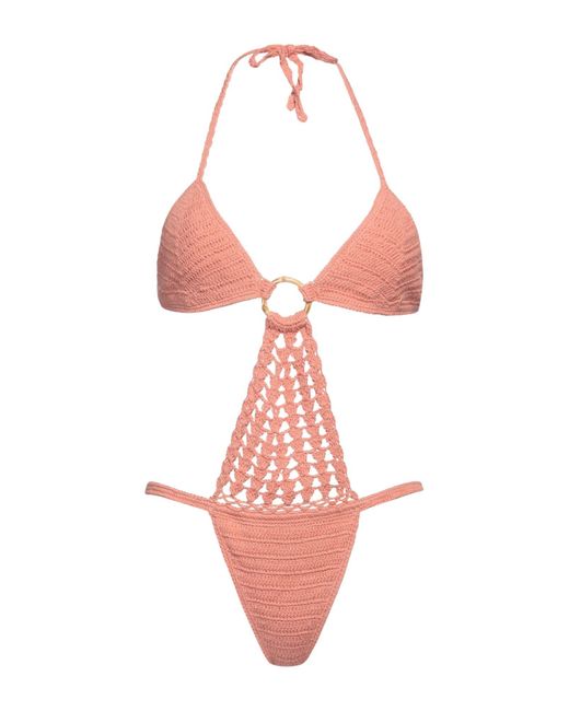 Akoia Swim Pink One-piece Swimsuit