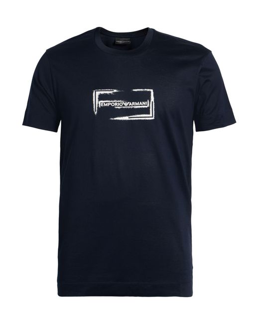 Emporio Armani Black Midnight T-Shirt Cotton for men