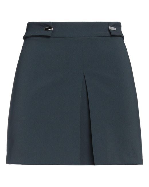 Patrizia Pepe Blue Mini Skirt