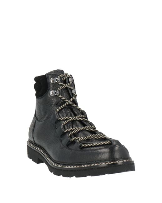 Doucal's Black Ankle Boots Leather for men