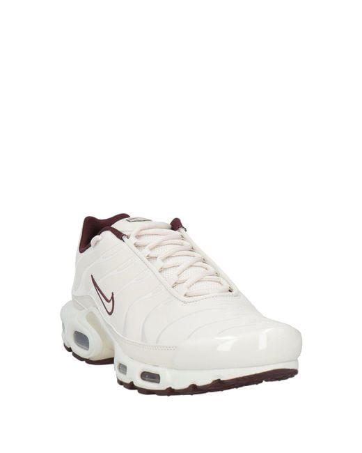 Nike White Air Max Plus Sneakers Synthetic Material for men