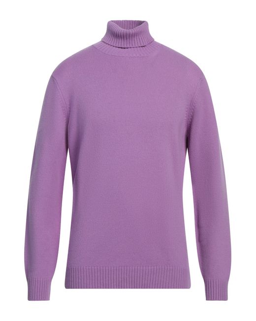 Kangra Rollkragenpullover in Purple für Herren