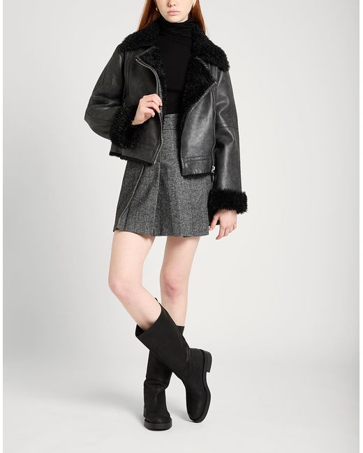 MAX&Co. Black Shearling & Teddy