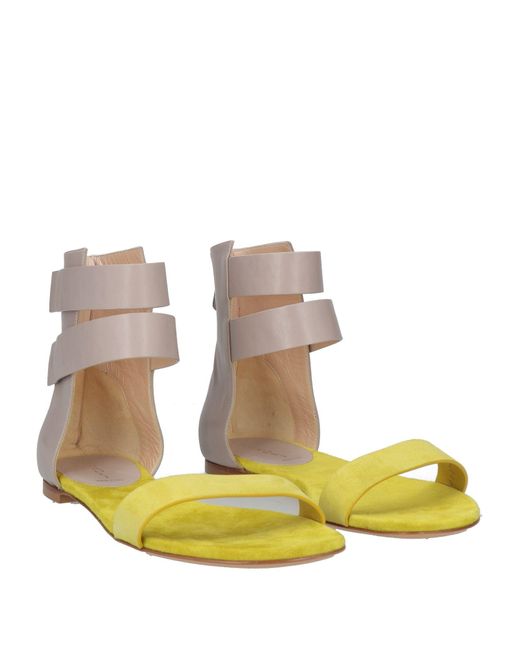 Casadei Green Lime Sandals Leather