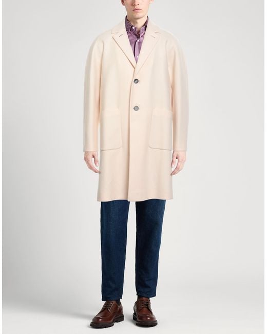Hevò Natural Coat Virgin Wool, Polyamide for men