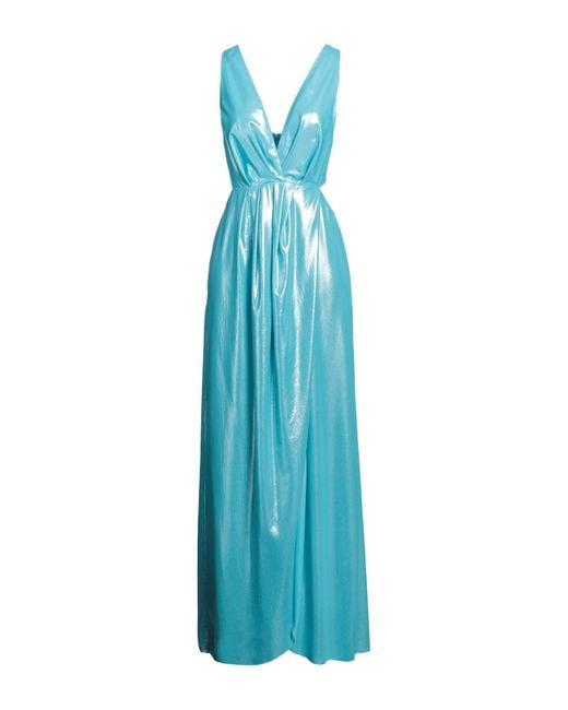 Hanita Blue Maxi-Kleid