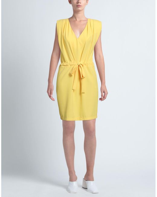 Silvian Heach Yellow Mini Dress