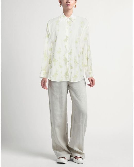 19.70 Nineteen Seventy White Shirt Cotton, Polyester