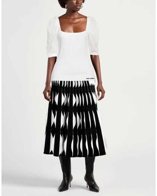 Karl Lagerfeld White Jumper